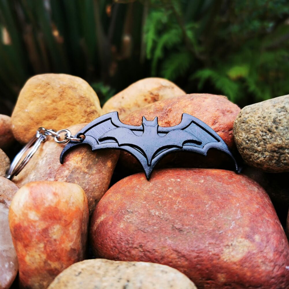 Keychain Batman symbol black