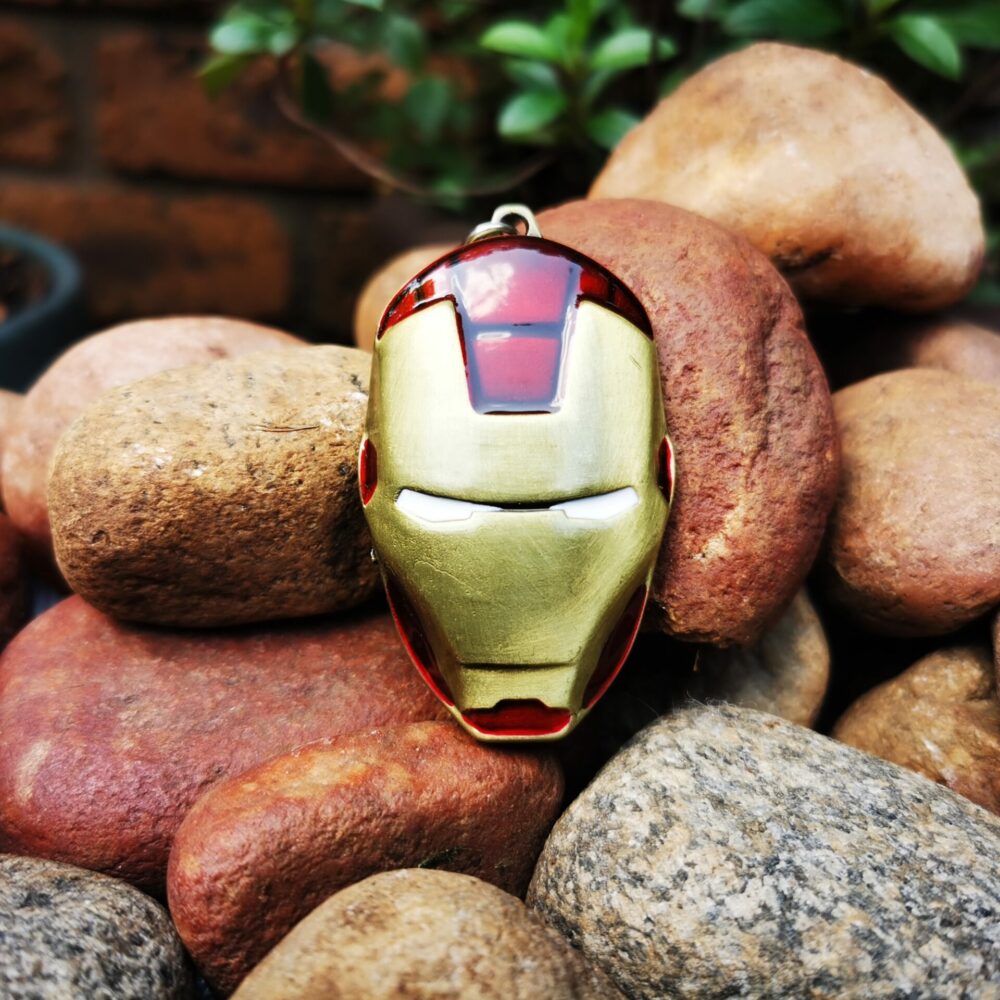 Keychain Ironman mask