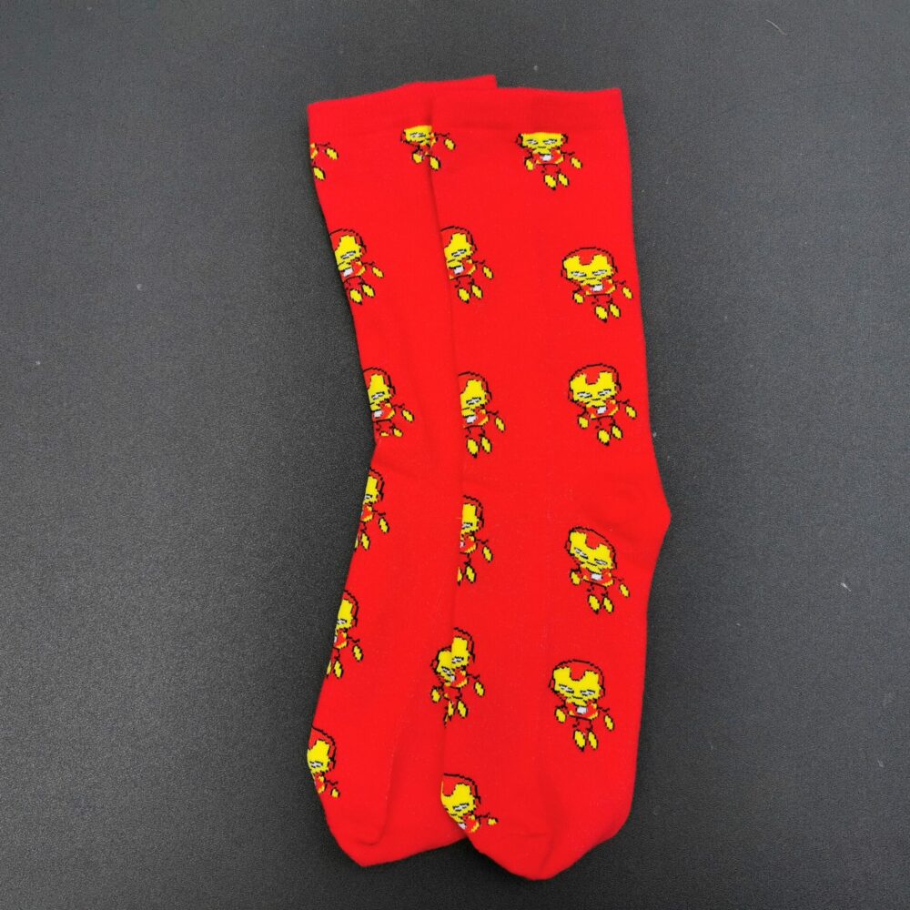 Socks Ironman red